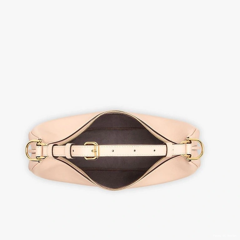 Affordable HOT Fendi Bag Calf Hobo In Fendigraphy Pink Small Leather 0813
